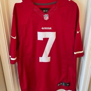 Nike 49ers Authentic NFL Jersey #7 Kaepernick